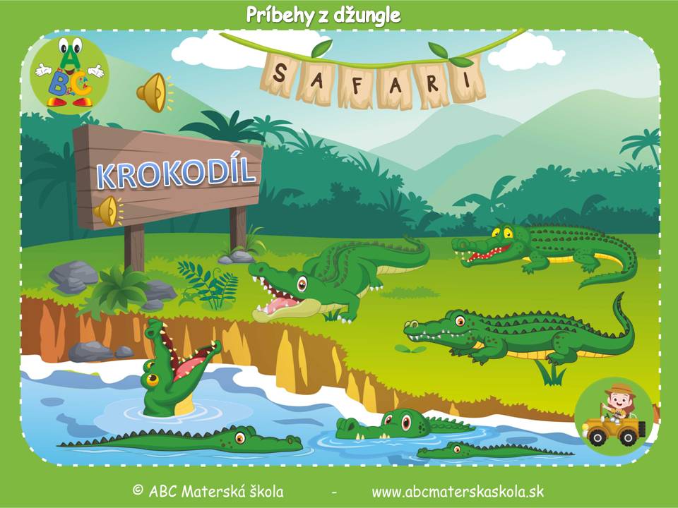 Príbehy z džungle - Krokodíl