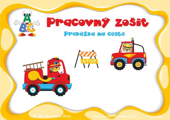 Pracovný zošit Dopravná výchova - Prekážka na ceste