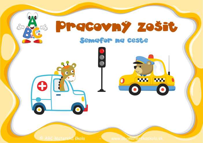 Pracovný zošit Semafor na ceste